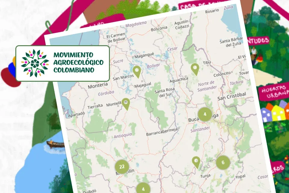Tejiendo agroecologías: Mapeo colectivo de experiencias agroecológicas en Colombia